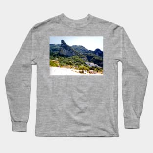 Behind Agios Gordios Beach Long Sleeve T-Shirt